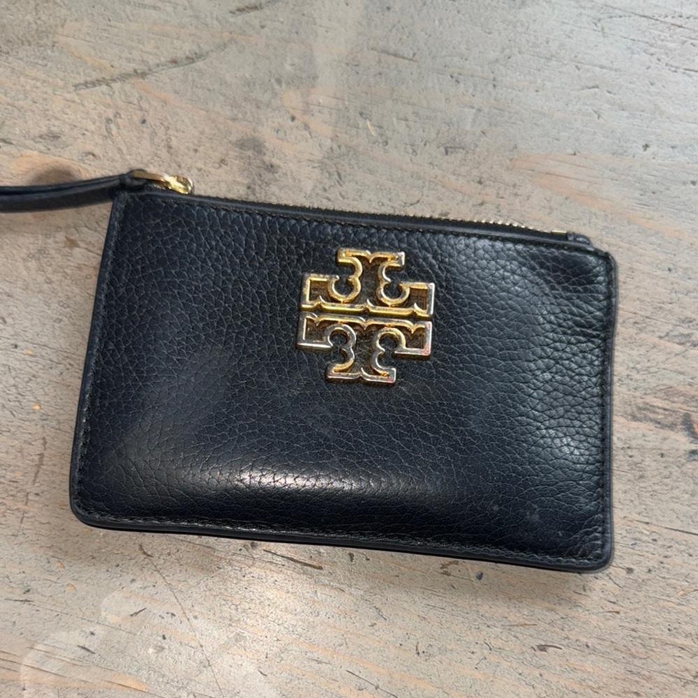 Tory Burch Black Leather Wallet
